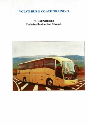 Volvo Sideral Bus Coach Training Technical Instruction Manual Sunsundegui PDF EBook Instant Download