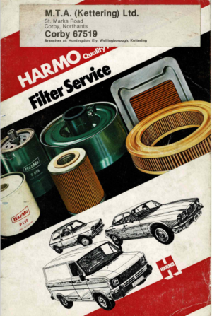 Harmo Filter Catalogue 1978 PDF EBook Instant Download