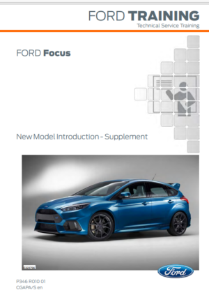 Ford Focus RS New Model Introduction Training Manual 2016 P346R01001CGAPASEN PDF