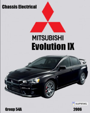 Mitsubishi Evo IX Chassis Electrical Workshop Manual 2006 PDF EBook Instant Download