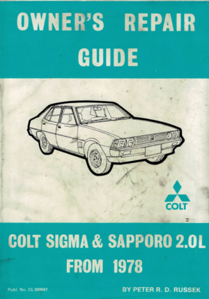 Colt Sigma And Sapporo Workshop Manual 1984 CL000047 PDF EBook Instant Download
