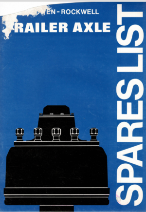 Rubery Owen Rockwell Trailer Axle Spare Parts Catalogue 1976 ROR143/8/76 PDF EBook Instant Download