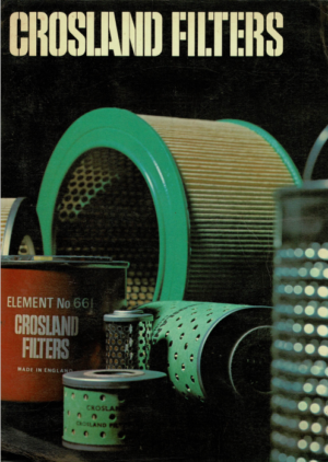 Crosland Filters Parts Catalogue ICO41 HE 1970s PDF EBook Instant Download