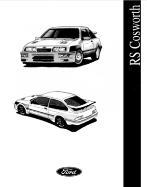 Ford Sierra RS Cosworth Service Training Program Manual 1985 PDF EBook Instant Download