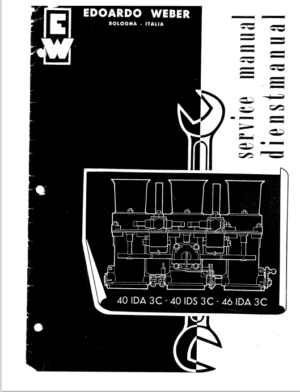 Porsche 914-6 Weber Service Manual 40IDA3C 40IDS3C 46IDA3C PDF EBook Instant Download