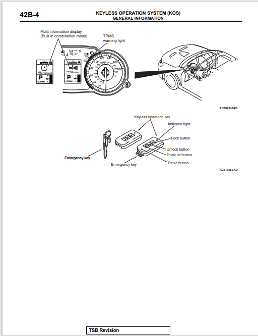 Keyless Operation System Mitsubishi Evo X Service Manual KOS Keyless Operation System Section ...