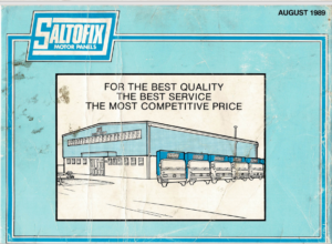 Saltofix Motor Panels Parts Catalogue 1989 PDF EBook Instant Download