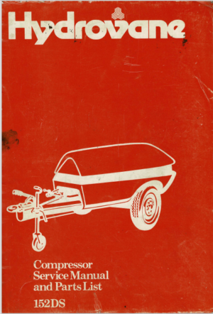 Hydrovane 152DS Compressor Service Manual And Parts List 1977 PDF EBook Instant Download