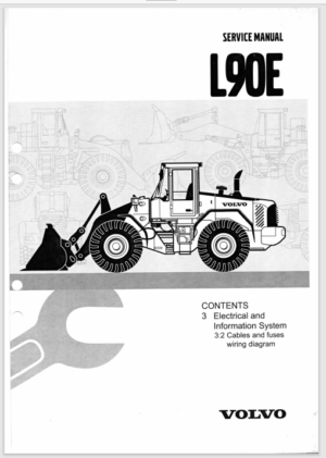 Volvo L90E  Electrical Information Cables And Fuses Service Manual VOE21B1000340 2005 PDF EBook Instant Download