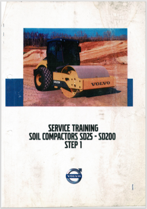 Volvo SD25 _ SD200 Soil Compacters Service Training Manual Step One 2006 PDF EBook Instant Download
