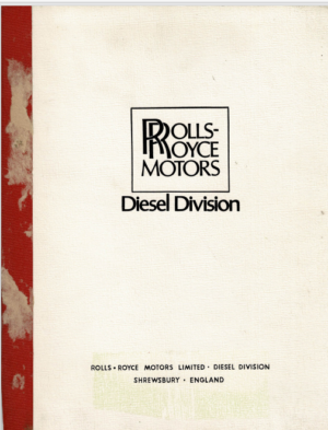 Rolls Royce Model C8NFL Type 3013 Diesel Engine Parts Catalogue PDF EBook Instant Download