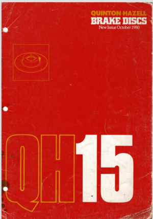 Quinton Hazell Brake Discs Parts Catalogue QH15 1980 PDF EBook Instant Download