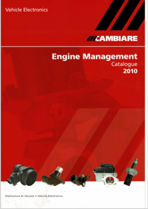 Cambiare Engine Management Catalogue 2010 PDF EBook Instant Download