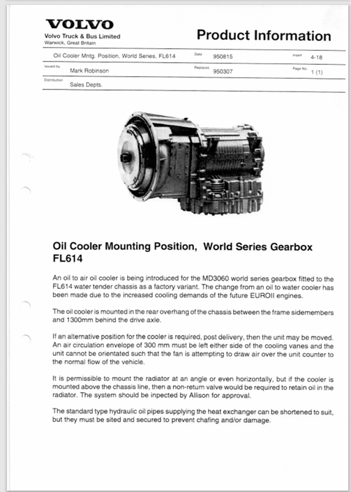 Volvo Trucks Power Transmission Product Information 1998 2003 PDF EBook ...
