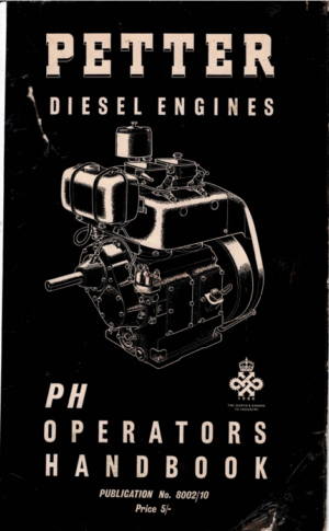 Petter PH Operators Handbook 1966 8002/10 PDF EBook Instant Download