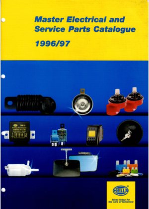 Hella Master Electrical And Service Parts Catalogue 1996 1997 EC96 PDF EBook Instant Download