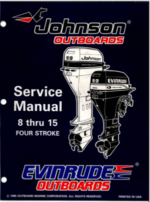 Johnson Outboards Service Manual 8 Thru 15 4 Stroke 1995 507121 PDF EBook Instant Download
