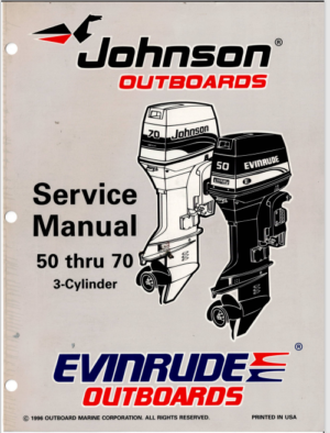 Johnson Evinrude 50 70 3 Cylinder Service Manual 1996 507266 PDF EBook Instant Download