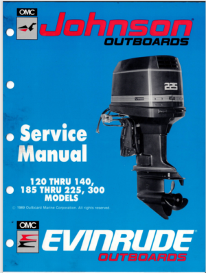 Johnson Loop V 120 Thru 140 185 225 300 Outboards Service Manual 89 507875 PDF EBook Instant Download