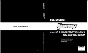 Suzuki Jimny SN413 SN415D Supplementary Service Manual German 9950181A1001G PDF EBook Instant Download