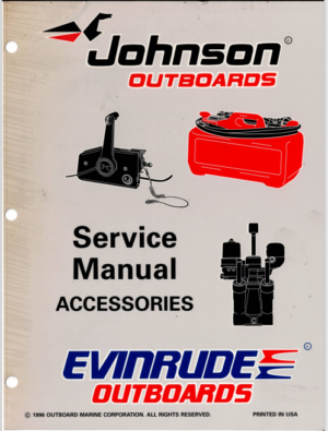 Johnson Evinrude Outboards Accessories Service Manual 1996 507270 PDF EBook Instant Download