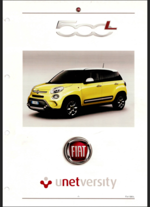 Fiat 500L Unetversity Training Manual 2012 PDF EBook Instant Download
