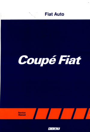 Fiat Coupe Service Workshop Manual 1993 506228 PDF Ebook Instant Download