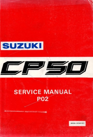 Suzuki CP50 Service Workshop Manual 1985 99500102400E2 PDF EBook Instant Download